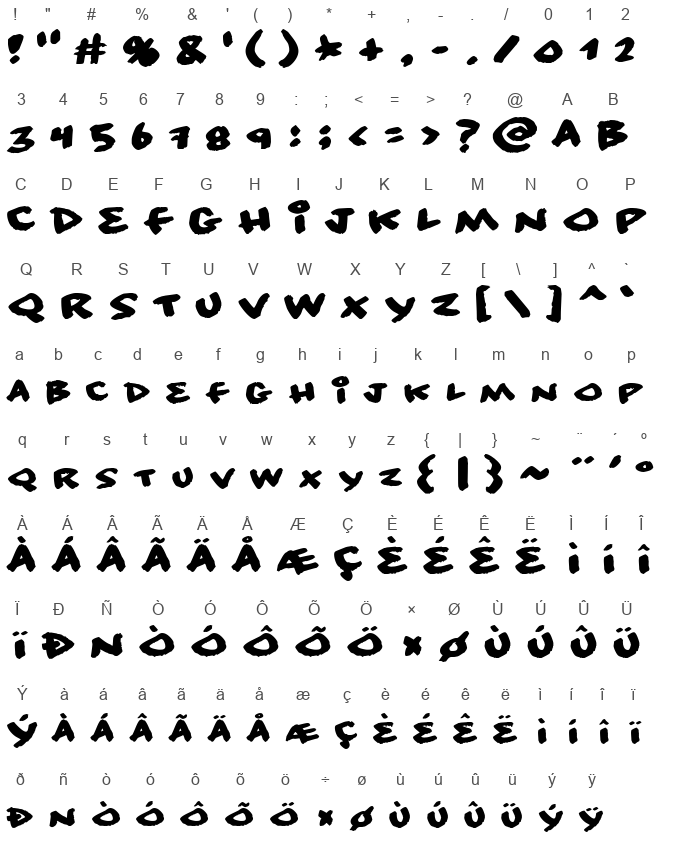 No consequence - Abstract Fonts - Download Free Fonts