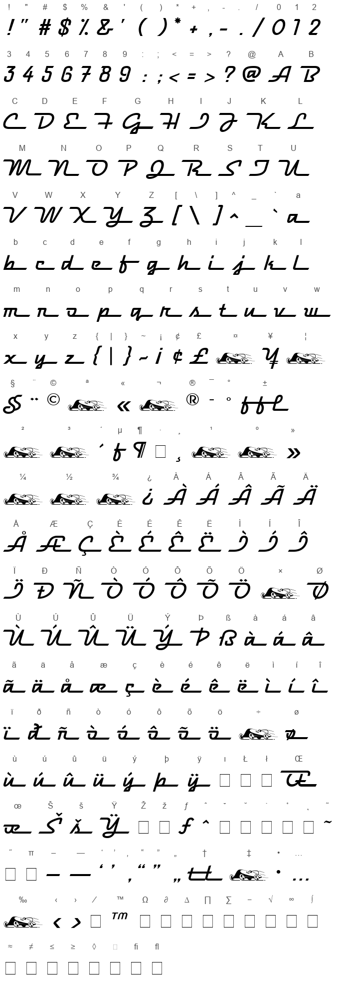 Raceway Abstract Fonts Download Free Fonts