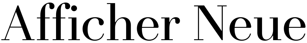 free font lt-afficher-neue