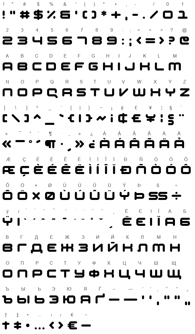 Compact Abstract Compact - Abstract Fonts - Download Free Fonts